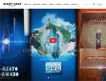 Tablet Screenshot of giantleapstudio.com